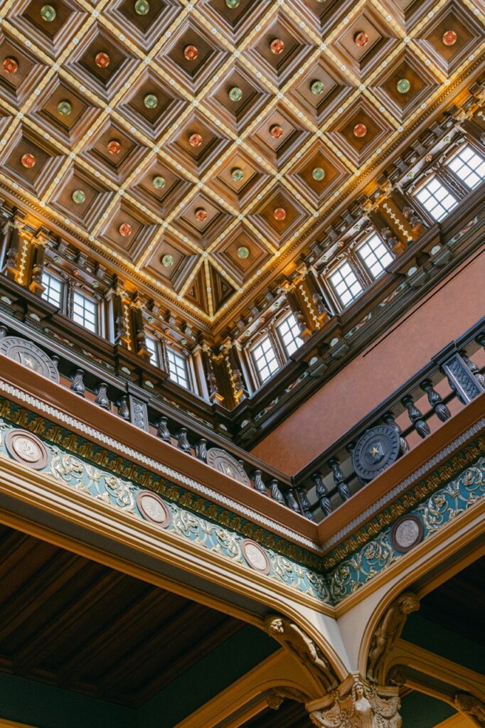 Ceiling of the Julia Ideson Library in Houston