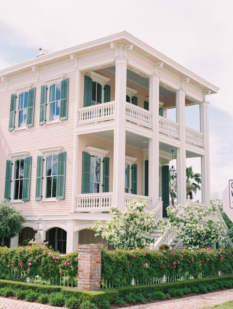 1874 guest house wedding venue in galveston, texas