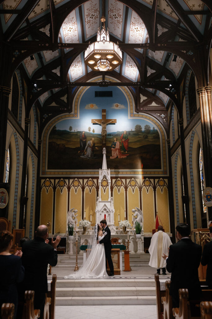 Wedding Ceremony at St. Mary's Galveston