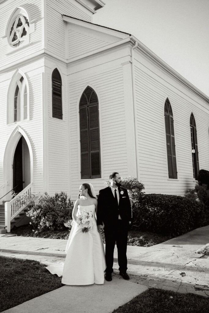 Real Wedding at Galveston City National Bank Museum