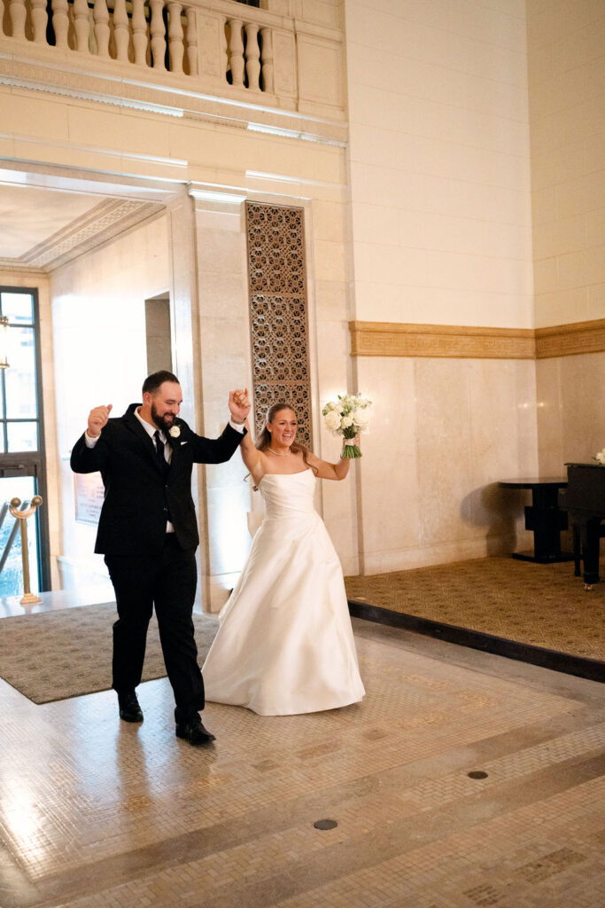 Real Wedding at Galveston City National Bank Museum